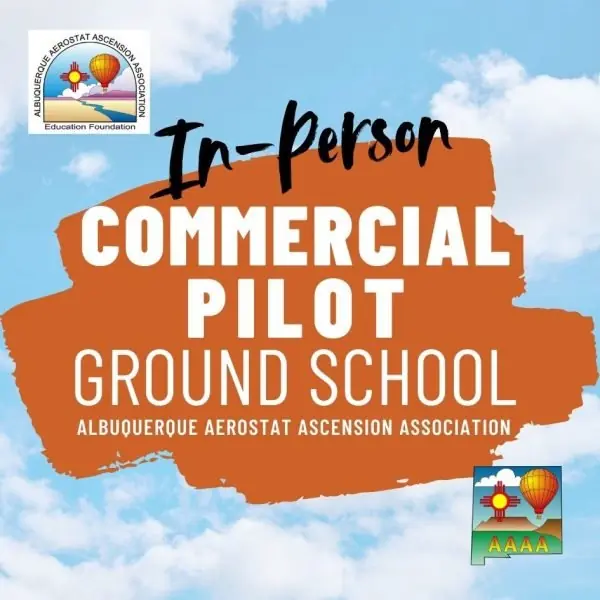 In-Person Commercial Balloon Pilot Ground School