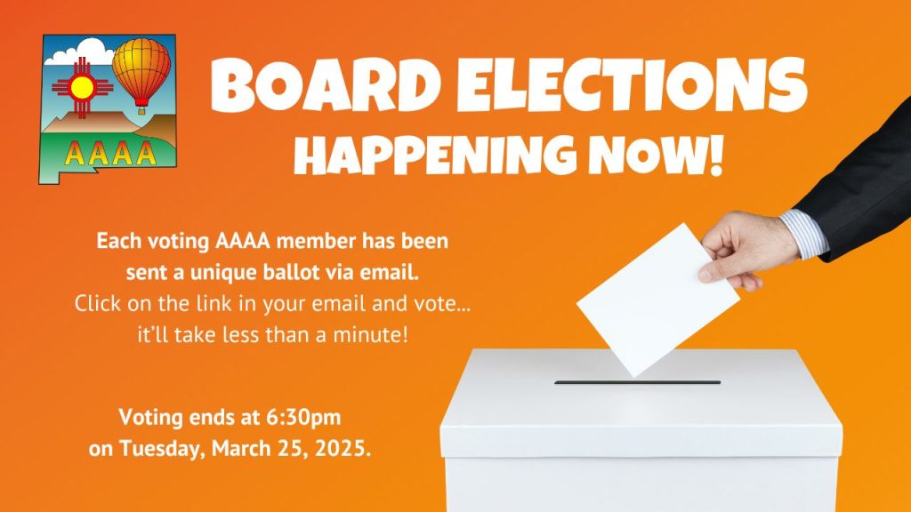 Board Elections Happening NOW